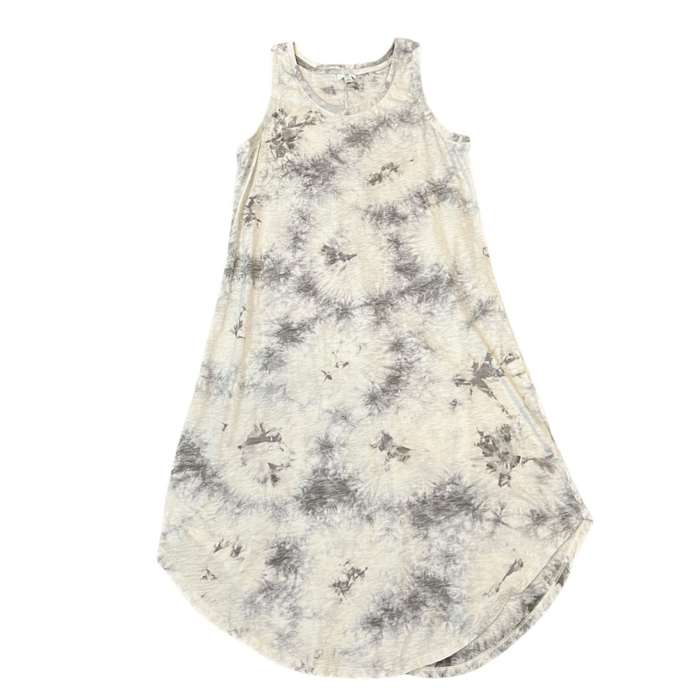 DIP dress white gray size medium sleeveless lightweight
